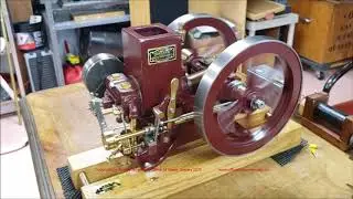 Cabin Fever Expo Display, My Domestic Sideshaft 1/2 Scale Gas Engine Model