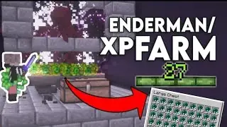 EASY 1.17 Enderman XP Farm Tutorial in Minecraft Bedrock (MCPE/Xbox/PS4/Nintendo Switch/Windows10)