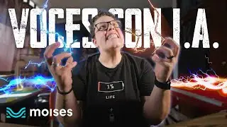 Generate VOICES with Artificial Intelligence for your songs | Moises Voice Studio
