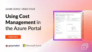 Using Cost Management in the Azure Portal