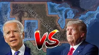 US Second Civil War-Hoi4 Timelapse
