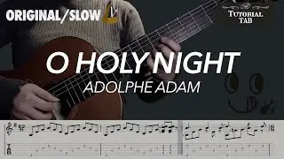 O Holy Night (Fingerstyle Tutorial with TAB)