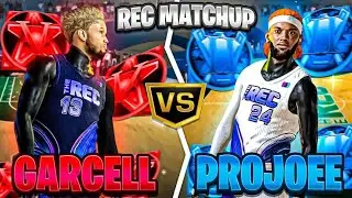 *INTENSE GAME* GARCELL FACES A VETERAN 2 FOR HIS STARTER 5 REP UP GAME IN THE REC MODE ON NBA 2K25!!