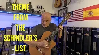 John Williams Theme from The Schindler's List Arranged for Classical Guitar played by Cesar R.