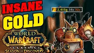 INSANE Phase 2 GOLDFARM Season Of Discovery Classic WoW
