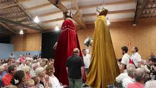 Despedida Ferran i Isabel, Gegants de Moià