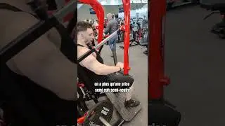 Test d'une chest press Newtech (copie Nautilus Xpload) #musculation #fitness #bodybuilding