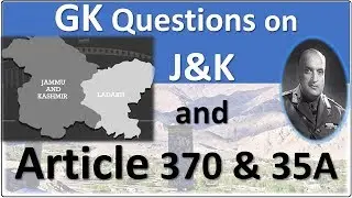 article 370 & 35A important questions | current affairs 2019 in english | jammu & kashmir MCQ & gk