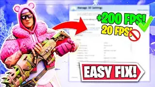 How to Fix  FPS Drops,  Boost Performance and Get 0 Input Delay in Fortnite Chapter 4!
