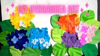 Hydrangea Flower Art | Bible Crafts for Kids