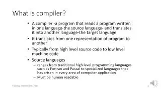 What is compiler?