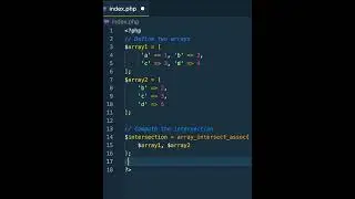 🔍 Deep dive into PHP's array_intersect_assoc! 🚀 #phparrays  #webdevtips  #codingtips #webdevelopment