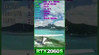 Short RTX 2060 Super Microsoft Flight Simulator Vulcan Informática