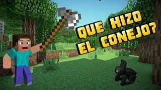 QUE HIZO EL CONEJO 🐇🐇🐇 #minecraft #conejo