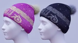 BLENDER , CREATE A BEANIE WITH BLENDER PART 4