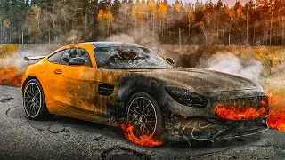 СЖЕГ MERCEDES AMG GT за 20 МЛН РУБ?!
