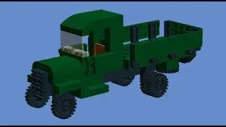 Как собрать грузовик ЗИС-5В из LEGO