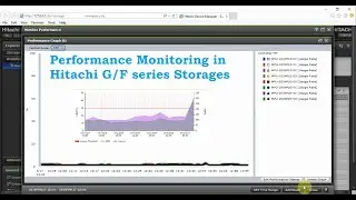 How to Monitor Storage Performances in Hitachi VSP G/F series Storages | Hitachi Storage Navigator
