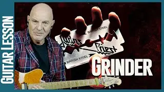 Judas Priest - Grinder - Guitar Solo Lesson