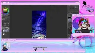 Music+ Mic. Streaming doing some artwork~!
