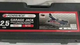 Forsage 2.5-ton jack with locking mechanism. Disassembly, modification, and testing.