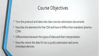 Writing the Clinical Study Report Trailer