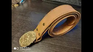DIY leather belt