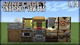 Minecraft 1.14 Snapshot 18w44a - NEW Blocks! Stonecutter, Lectern & MORE!