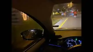 Skoda Superb 1.6TDI Prestige / Şehir İçi Gece Pov Drive