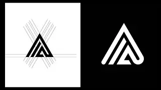 How to do a grid logo Design adobe Illustrator