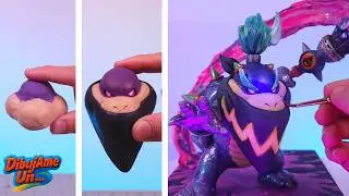 How to make WONDER BOWSER JR from Super Mario Galaxy out of modeling clay