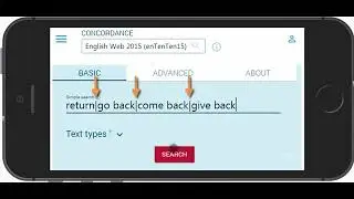 Search words and phrases in one step