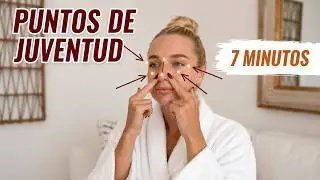 Rutina facial de acupresión *PUNTOS DE BELLEZA Y JUVENTUD JAPONESES* // Ejercicios masaje 6 min