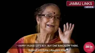 Anupam Kher's mother gets teary-eyed as he promises to gift her a house in Kashmir