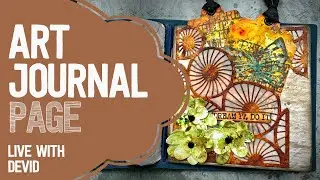 Art Journal Page | LIVE with Devid