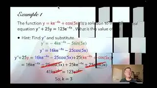 Solutions to Differential Equations