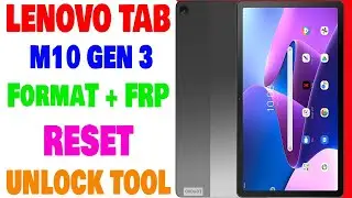 Lenovo Tab M10 Gen 3 FRP | Lenovo Tab TB328UX Format Reset Done By Unlock tool | Umar Mobile