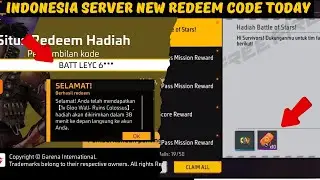 Indonesia Server New Redeem Code Today 🔥 ff Indonesia server new event today 🎯