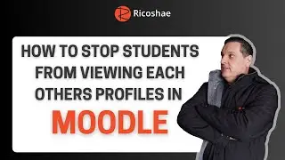 Preventing students from viewing each others profile in Moodle