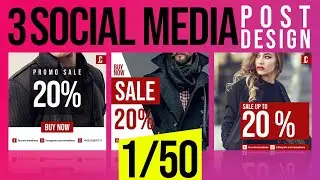 Designing Fashion Post in Adobe Photoshop 1/50