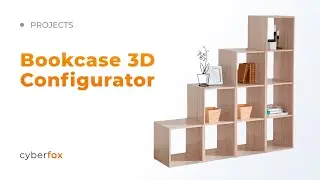 Bookcase 3D Configurator | CyberFox