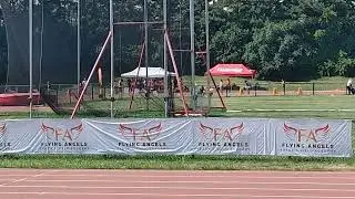 U16 girls 200m final, Arianna Buckland 25.54 Lashee Jones 26.14 Siena Barbini 26.31,July 7 2024.