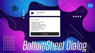 How to add BottomSheet dialog in app for sketchware