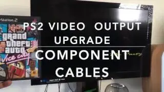 PS2 best video output upgrade (6 bucks) with PS3/PS2 component cables.