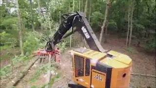 TimberPro TL745C topping with TBS-32 bar saw