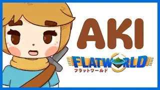 💙FlatWorld - AKI💥 Personaje del Videojuego de GUINXU