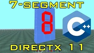 7-Segment Display In My Voxel Engine - DirectX 11