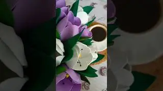 Счастливой Весны 💐#spring #flowers #tulpen #decor #bigflower #foamflowers #coffee #love #goodday