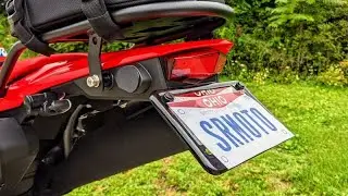 CRF300L Integrated Tail Light & Fender Eliminator Review and Demo