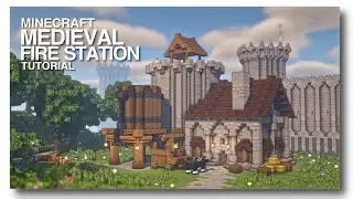 Minecraft: How to Build a Medieval Fire Station!